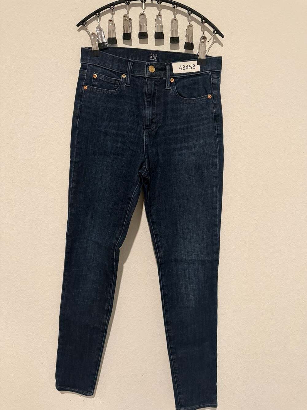 Gap True Skinny Dark Wash Jeans size 27R
